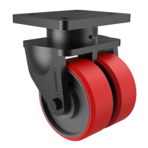Heavy Duty Forged Kingpin Type, Twin Wheel (HDF-KP TW 2.5 - 7500 Kg)